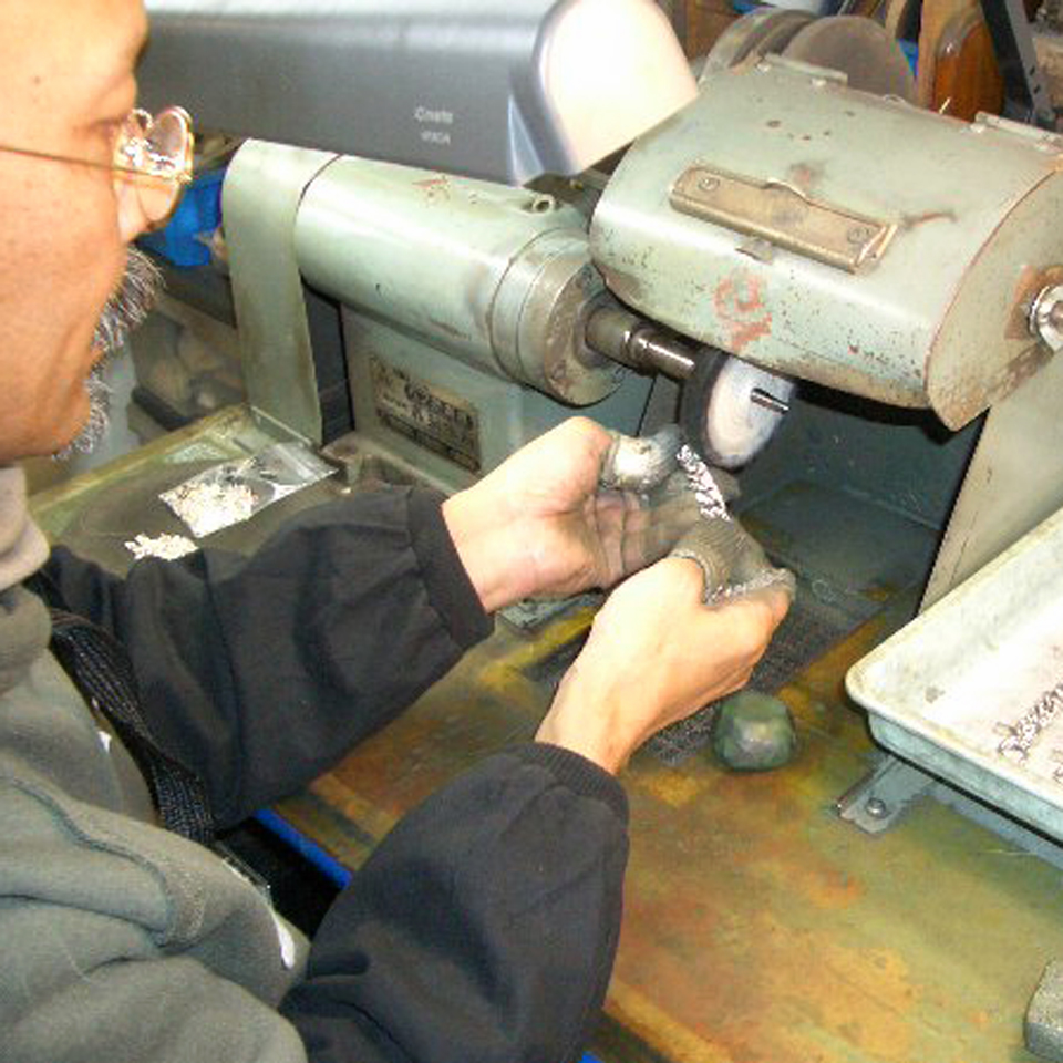 職人による作業風景